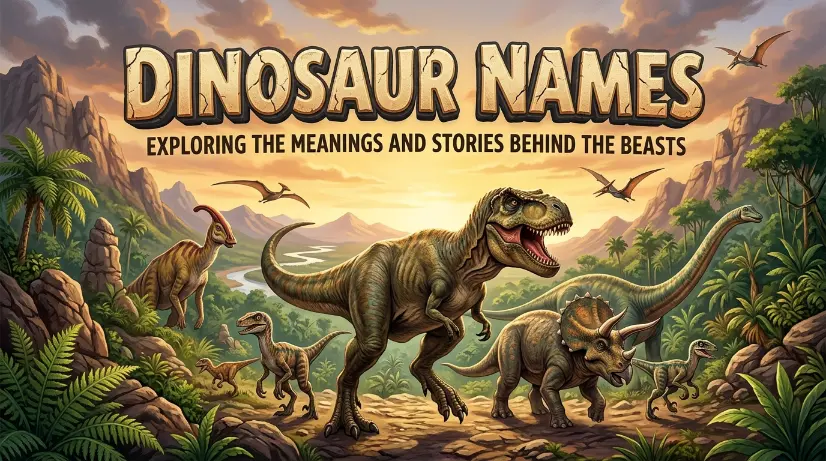 Dinosaur Names With Name Generator